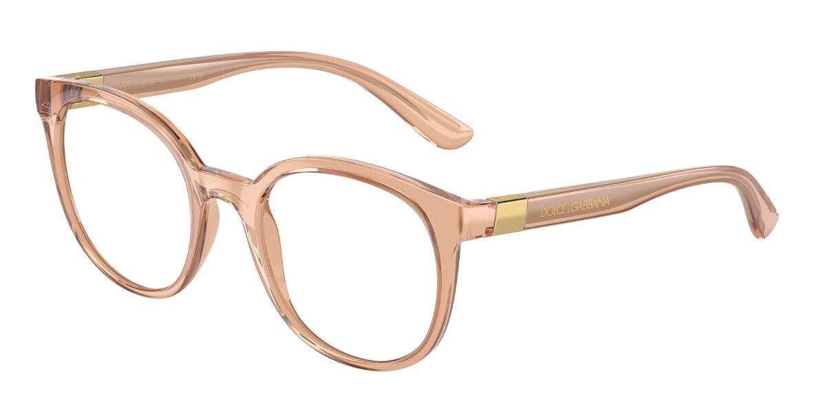 Dolce & Gabbana DG5083 3399 Eyeglasses in Transparent Beige Brown |  SmartBuyGlasses USA