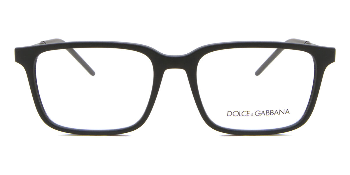 Photos - Glasses & Contact Lenses D&G Dolce & Gabbana Dolce & Gabbana DG5099 2525 Men's Glasses Black Size 55 - Free Lenses - HSA/FSA Insurance - Blue Light Block 