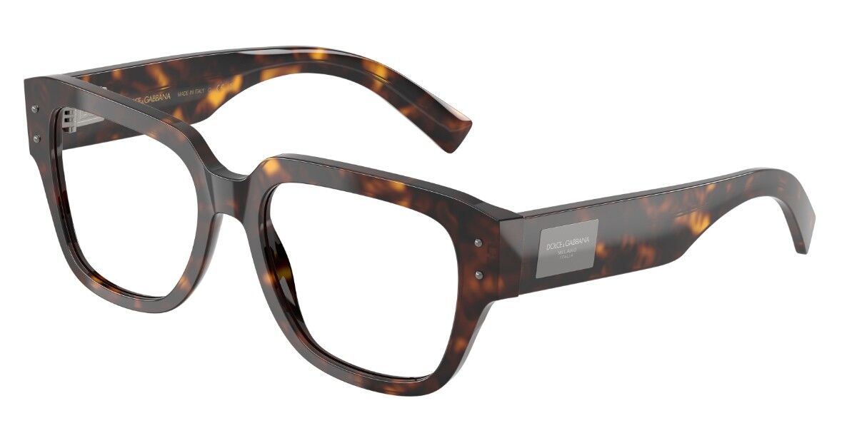 Dolce & Gabbana DG3405 502 Men's Eyeglasses Tortoiseshell Size 54 - Blue Light Block Available