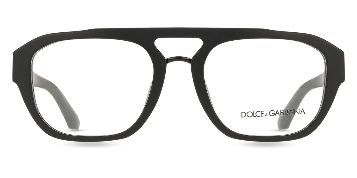 Dolce & Gabbana DG3415 2525 Matte Black Eyeglasses