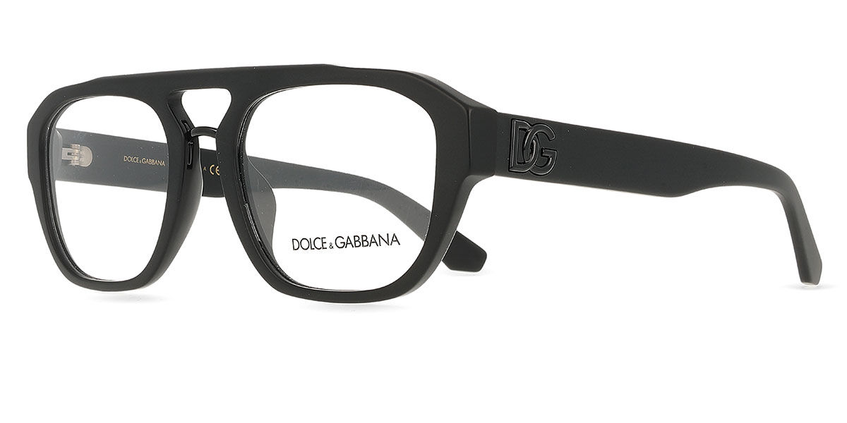 Dolce & Gabbana DG3415 2525 Matte Black Eyeglasses