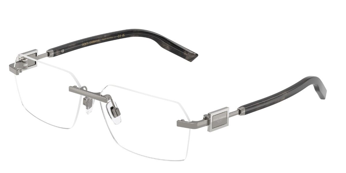 Dolce & Gabbana DG1361 04 60 Gunmetal Glas&ouml;gon (Endast B&aring;ge) M&auml;n