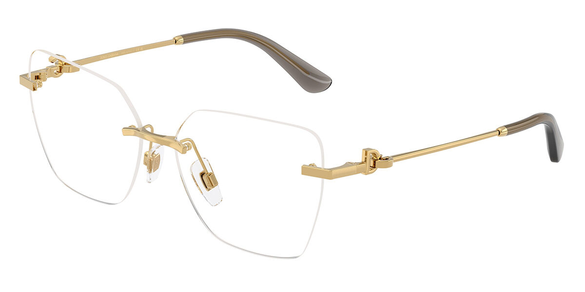 Dolce & Gabbana DG1363 02 56 Guldiga Glas&ouml;gon (Endast B&aring;ge) Kvinna