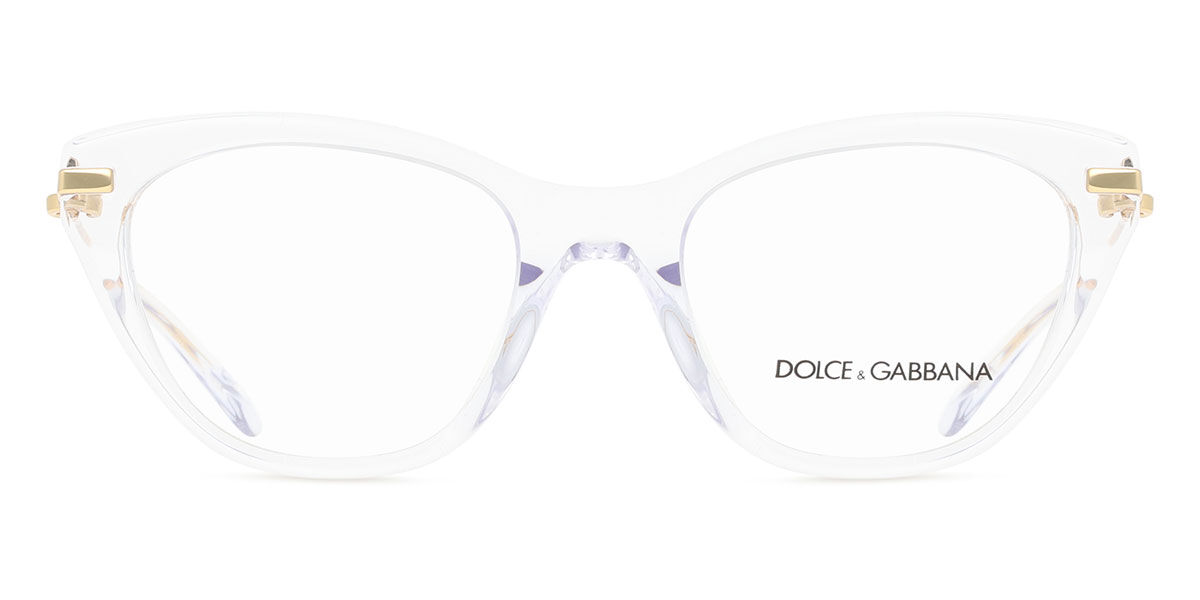 Dolce & Gabbana DG3428 3133 51 Genomskinliga Glas&ouml;gon (Endast B&aring;ge) Kvinna