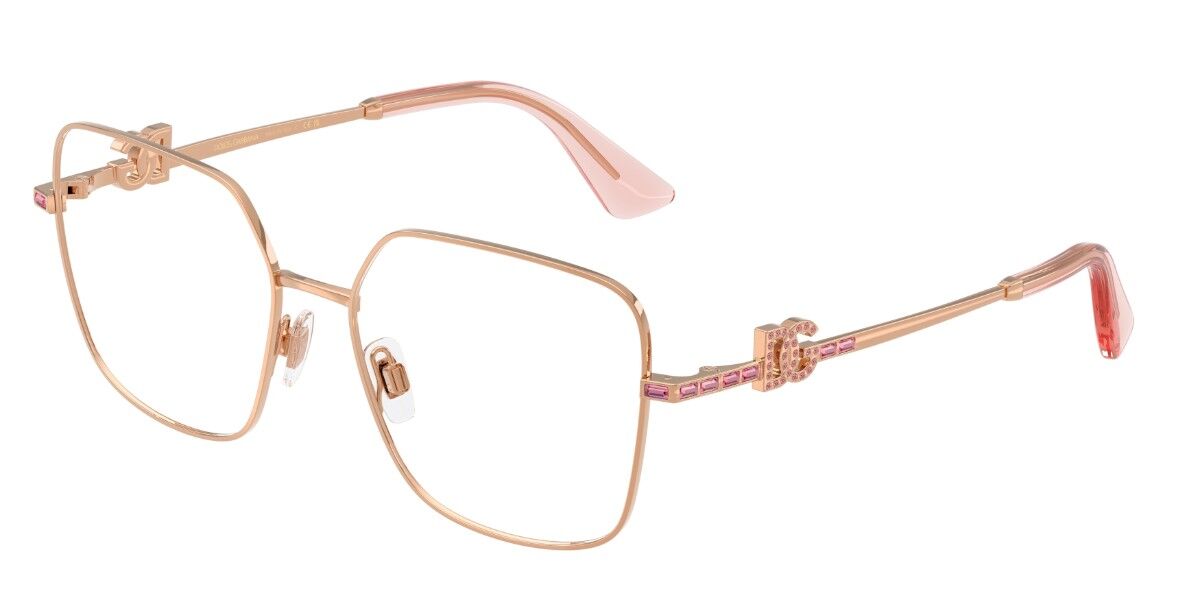 Dolce & Gabbana DG1367B 1298 54 Lunettes De Vue Femme Dorées