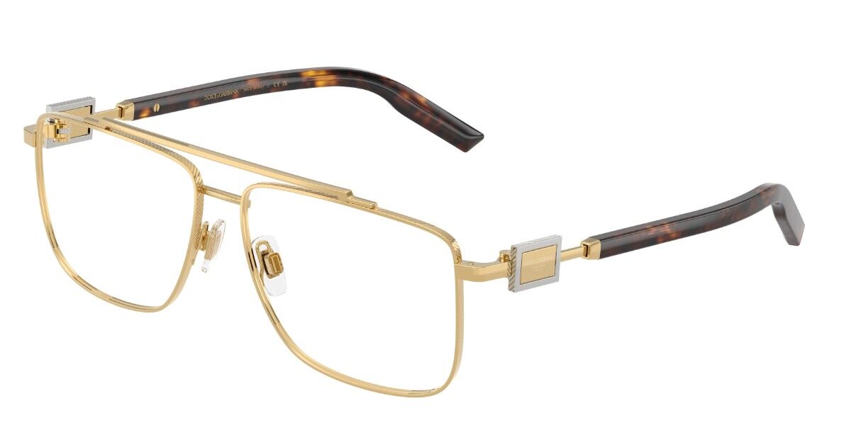 Dolce & Gabbana Herren Gold Dg1368 02 56Mm Ene Brillen