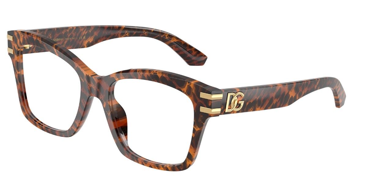 Dolce & Gabbana DG3419 3470 54 Bruna Glas&ouml;gon (Endast B&aring;ge) Kvinna