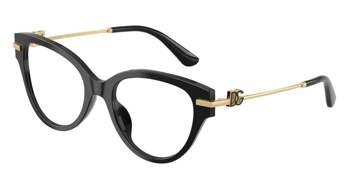 Dolce & Gabbana Damski Czarny Dg3438 501 51 Czarne E Okulary Korekcyjne