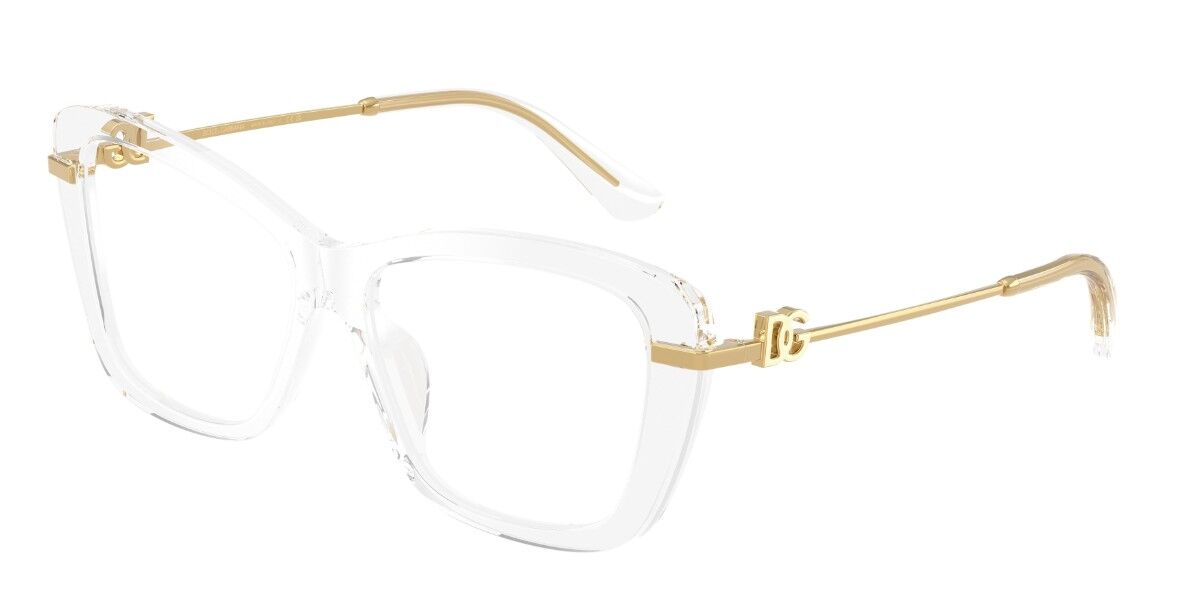 Dolce & Gabbana Naisten Clear Dg3439 3133 Silmälasit Asia Selvä