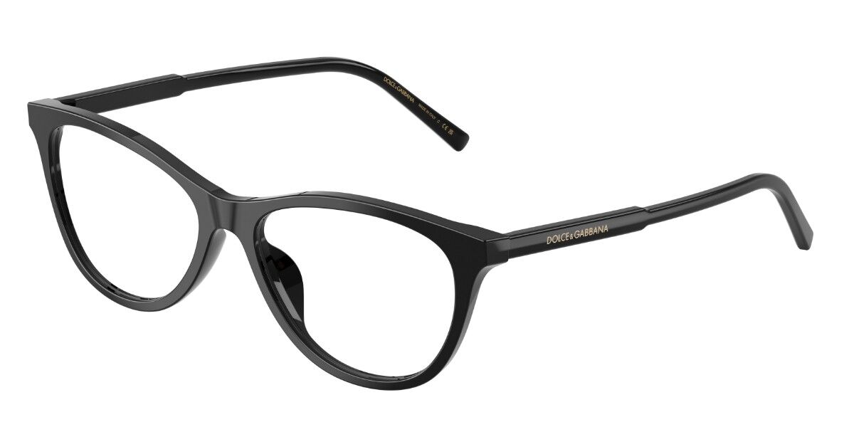 Dolce & Gabbana DG3443 501 53 Svarta Glas&ouml;gon (Endast B&aring;ge) Kvinna