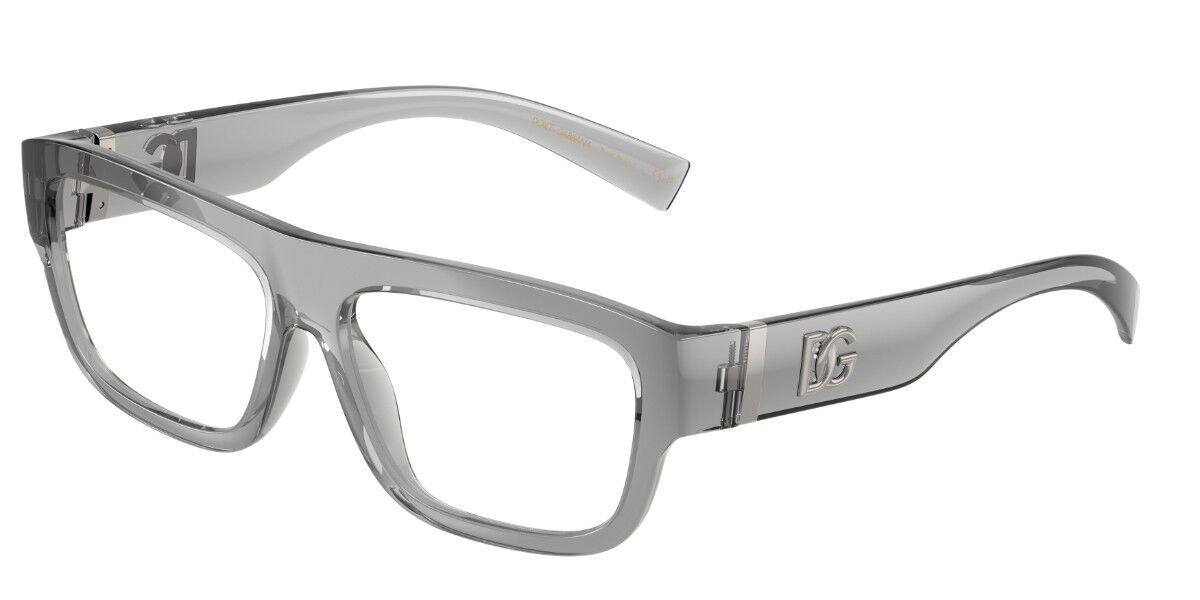 Dolce & Gabbana Mannelijk Transparent Grey Dg5114 3160 Transparant Heren Bril