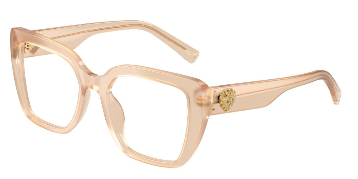 Dolce & Gabbana DG3441 Women's Glasses, Brown, Size 53