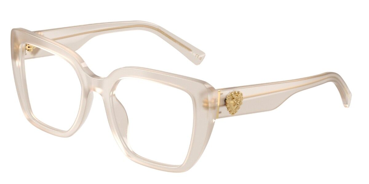 Dolce & Gabbana DG3441 Women's Glasses, White, Size 53