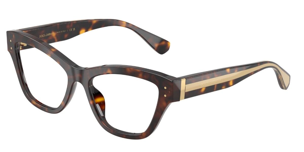 Dolce & Gabbana DG3448 Women's Glasses, Tortoiseshell, Size 52