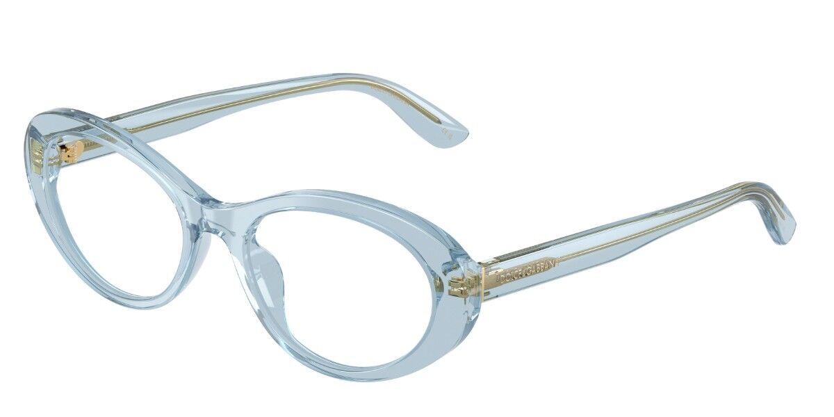 Dolce & Gabbana DG3450 3134 53 Lunettes De Vue Femme Bleues