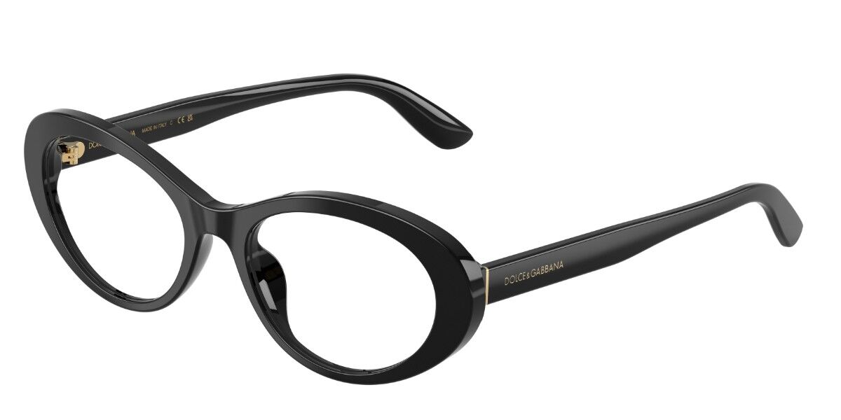 Dolce & Gabbana DG3450 501 53 Lunettes De Vue Femme Noires