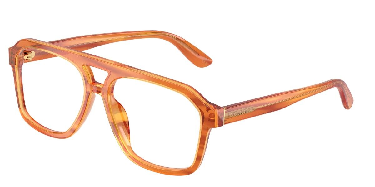 Dolce & Gabbana DG3452 Men's Glasses, Brown, Size 57