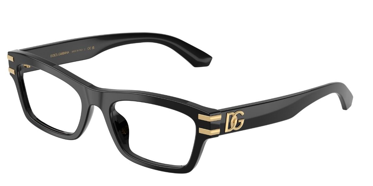 Dolce & Gabbana DG3454 Women's Glasses, Black, Size 52