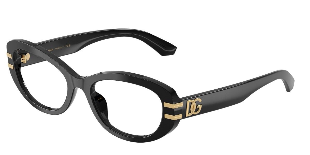 Dolce & Gabbana DG3455 501 54 Lunettes De Vue Femme Noires