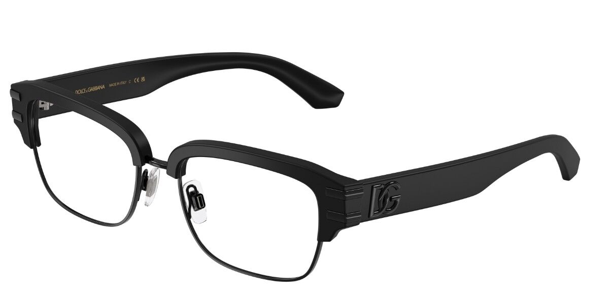 Dolce & Gabbana DG3456 Men's Glasses, Black, Size 54