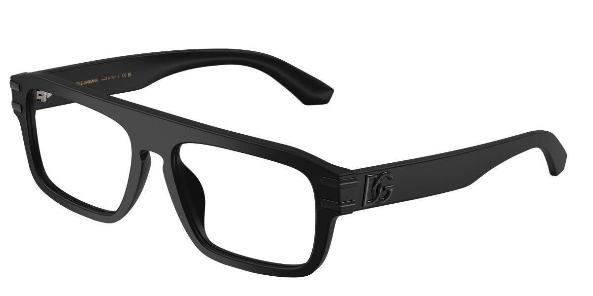 Dolce & Gabbana DG3457 Men's Glasses, Black, Size 56