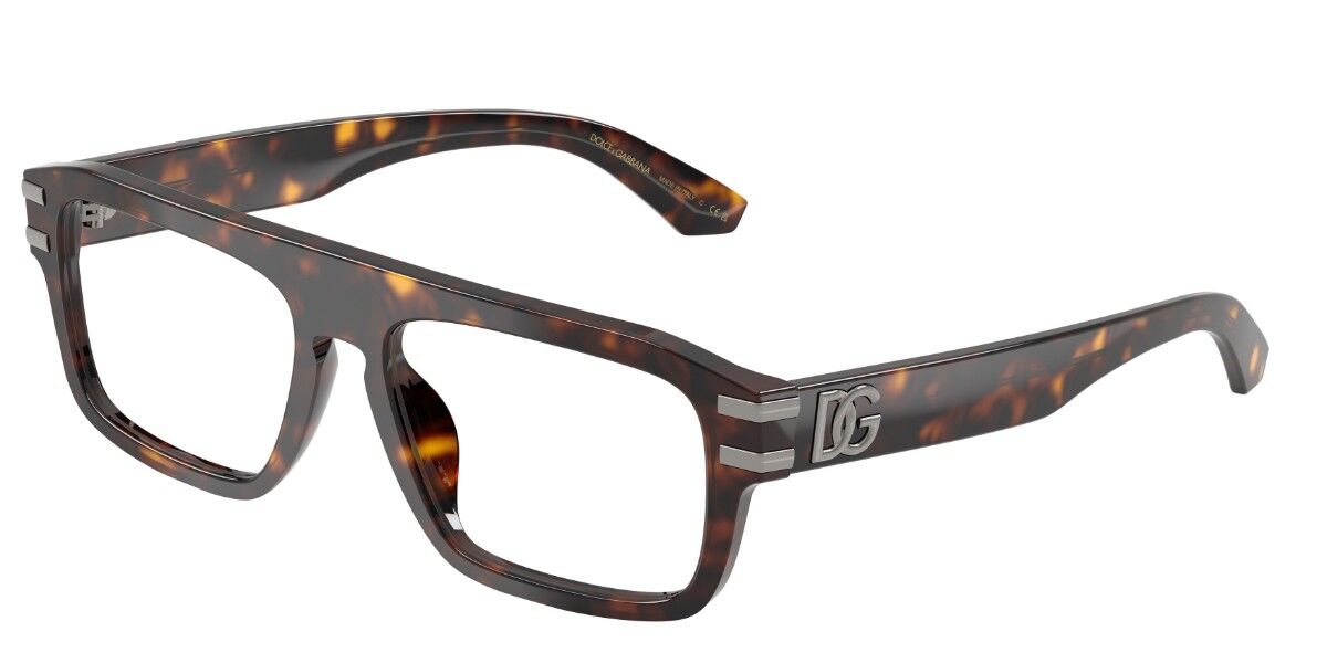 Dolce & Gabbana DG3457 Men's Glasses, Tortoiseshell, Size 56