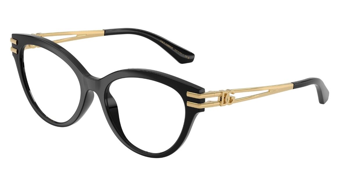 Dolce & Gabbana DG5116 501 54 Lunettes De Vue Femme Noires