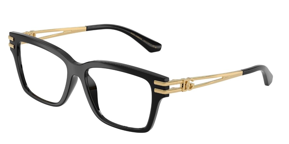 Dolce & Gabbana DG5117 501 52 Lunettes De Vue Femme Noires