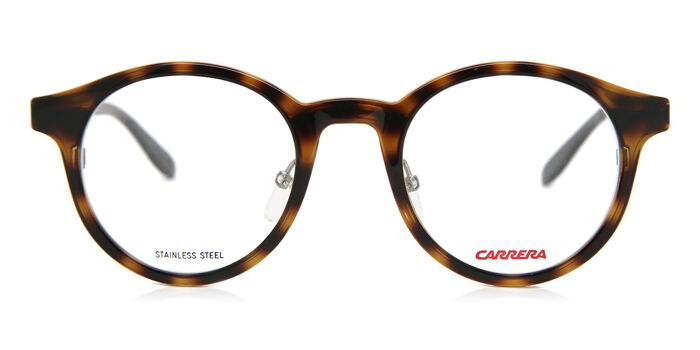 Monture De Lunettes Carrera 255 003 - Noir Et Blanc, Forme Ovale - Neuf Sans étiquette