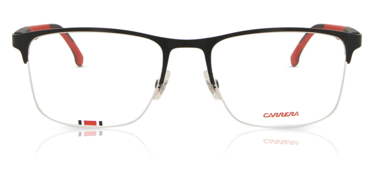 Photos - Glasses & Contact Lenses Carrera 8861 003 Men's Eyeglasses Black Size 56  - Blu (Frame Only)