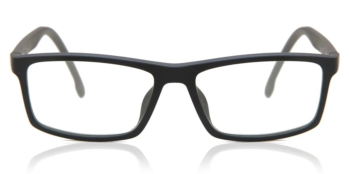 Photos - Glasses & Contact Lenses Carrera 8872 003 Men's Eyeglasses Black Size 55  - Blu (Frame Only)