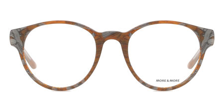 Lunettes More And More 50185 - Monture Cuivre Ovale Métal - Taille 50-24-135 - Neuve Sans étiquette