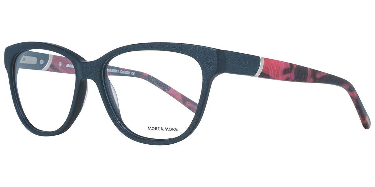 Photos - Glasses & Contact Lenses MORE & MORE 50511 820 Women's Eyeglasses Gold Size 54 (Frame O 