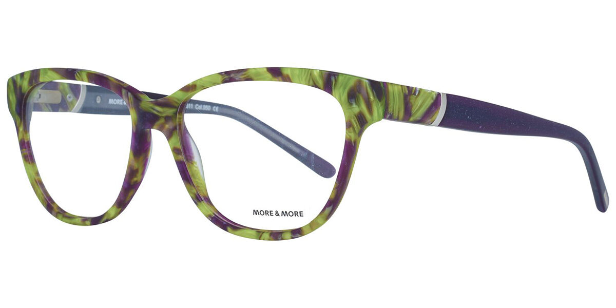 Photos - Glasses & Contact Lenses MORE & MORE 50511 950 Women's Eyeglasses Green Size 54 (Frame 