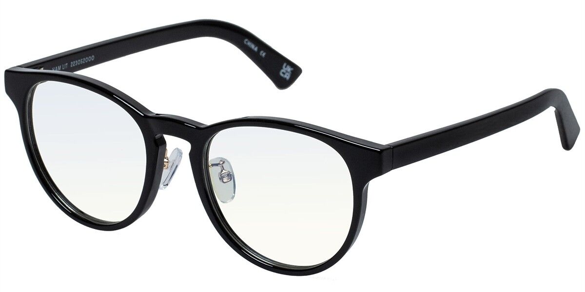 The Book Club Ham Lit Blåa-Light Block TBC223052000 +0.00 Svarta Glasögon (Endast Båge) Män