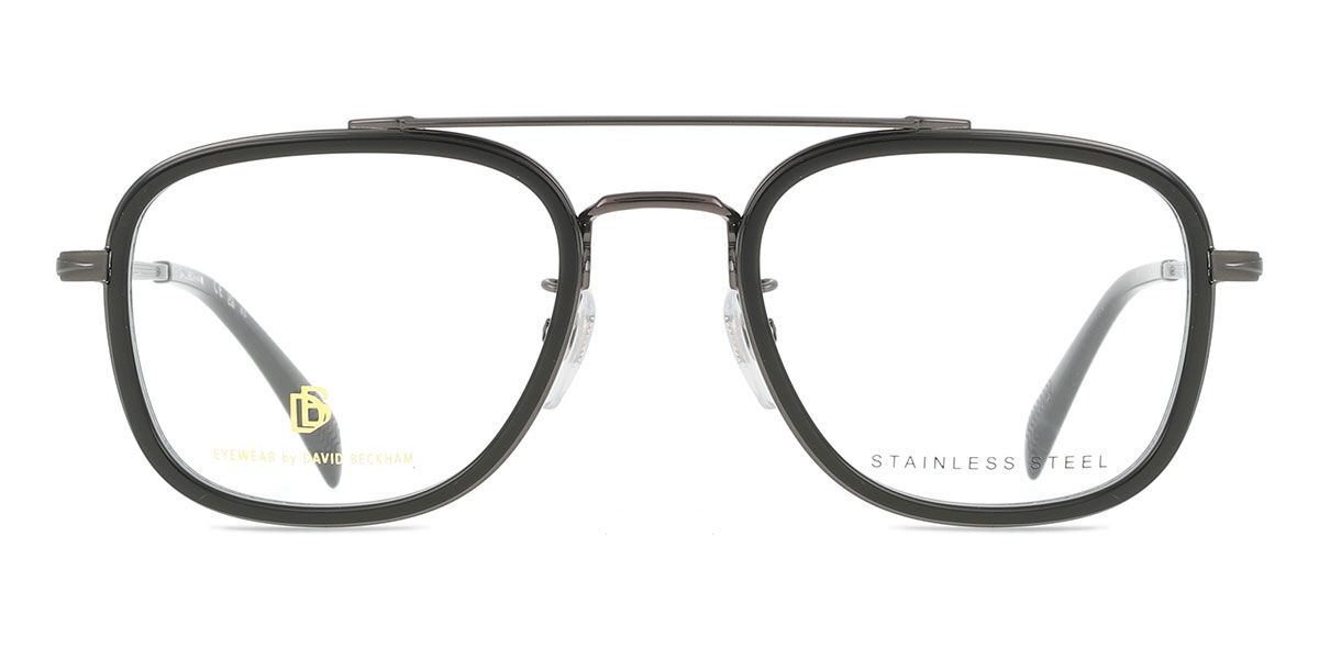 DAVID BECKHAM Man DB 7012 V81 Vista frames Steel Black  Squared-image