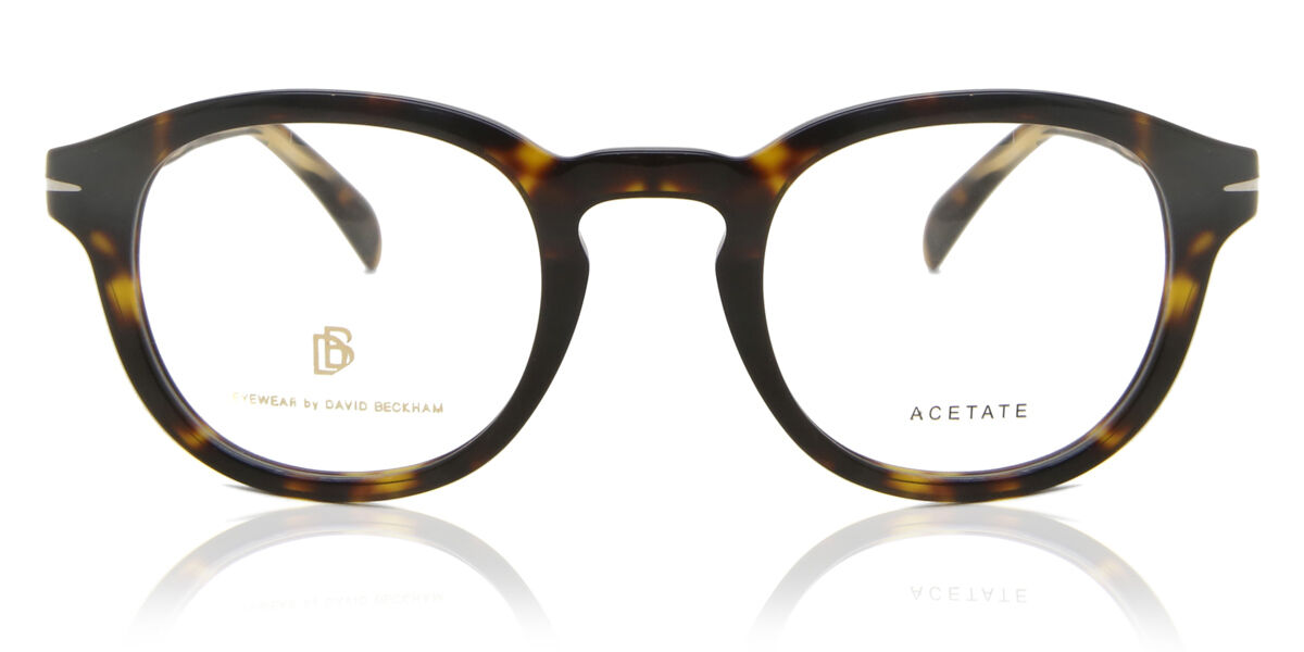Photos - Glasses & Contact Lenses David Beckham DB 7017 086 Men's Eyeglasses Tortoiseshell Siz 