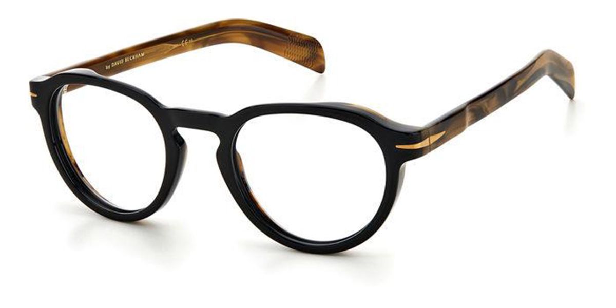 Photos - Glasses & Contact Lenses David Beckham DB 7021 0WM Men's Eyeglasses Black Size 48 (Fr 