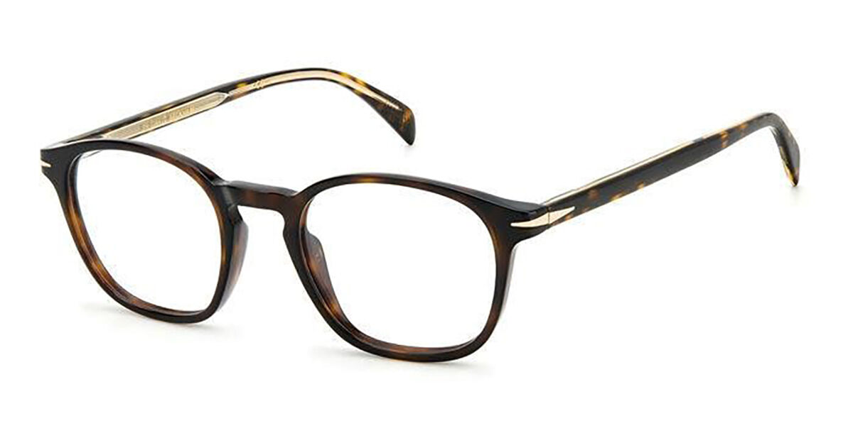 David Beckham DB 1085 086 Men's Eyeglasses Tortoiseshell Size 48 - Blue Light Block Available