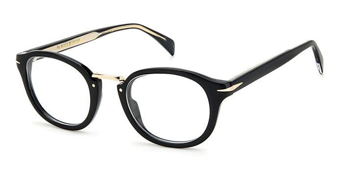 David Beckham DB 1086 2M2 Men's Eyeglasses Gold Size 48 - Blue Light Block Available