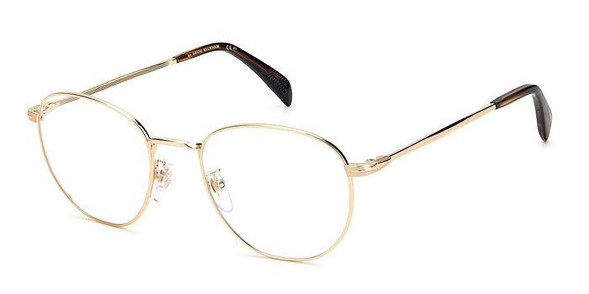 David Beckham DB 1088/G 3CE Men's Eyeglasses Gold Size 53 - Blue Light Block Available