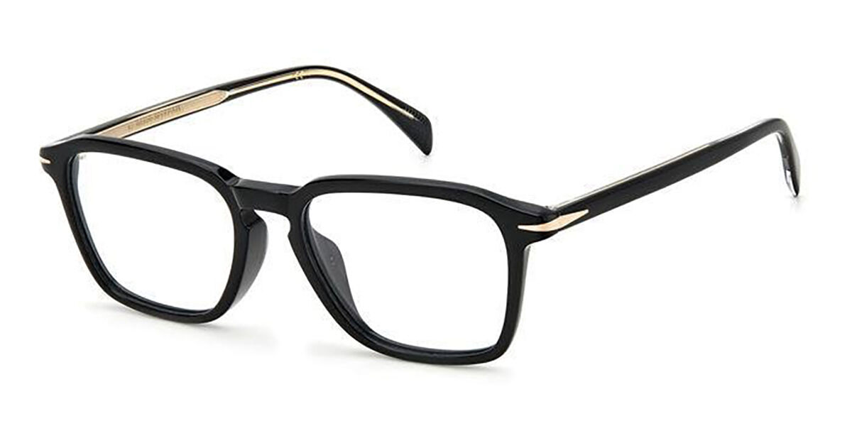 David Beckham DB 1089/F Asian Fit 807 Men's Eyeglasses Black Size 53 - Blue Light Block Available