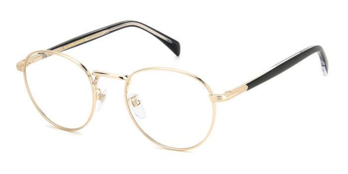 David Beckham DB 1127 RHL Eyeglasses in Gold | SmartBuyGlasses USA