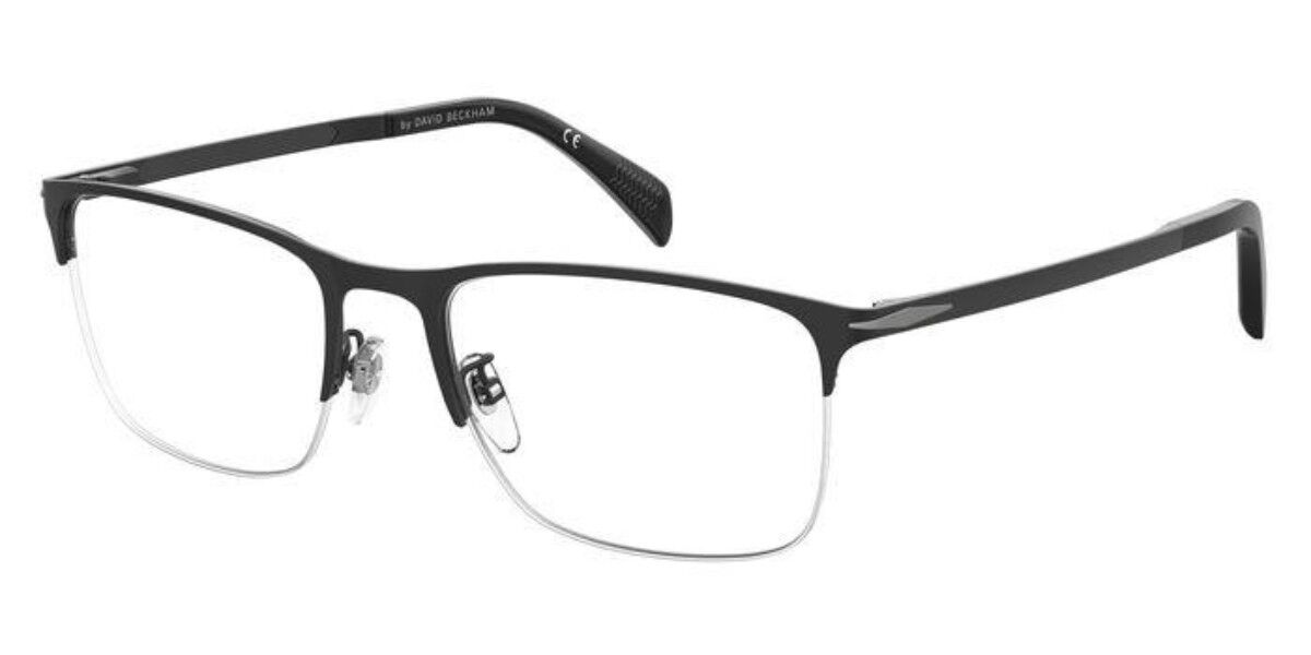 Photos - Glasses & Contact Lenses David Beckham DB 1146 003 Men's Eyeglasses Black Size 55 (Fr 