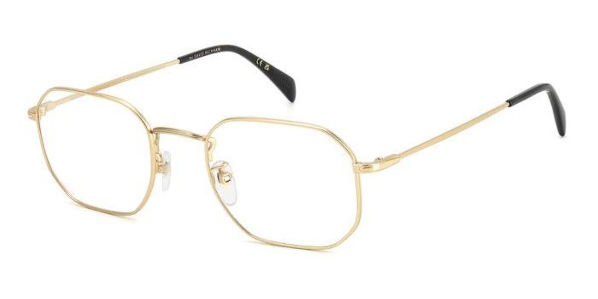 Photos - Glasses & Contact Lenses David Beckham DB 1151 AOZ Men's Eyeglasses Gold Size 51 (Fra 