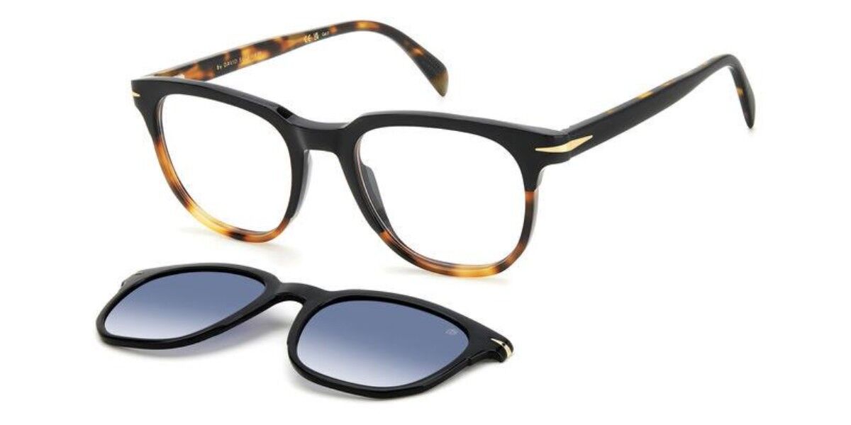 David Beckham DB 7120/CS with ClipOn WR7/Z7 Eyeglasses in Black