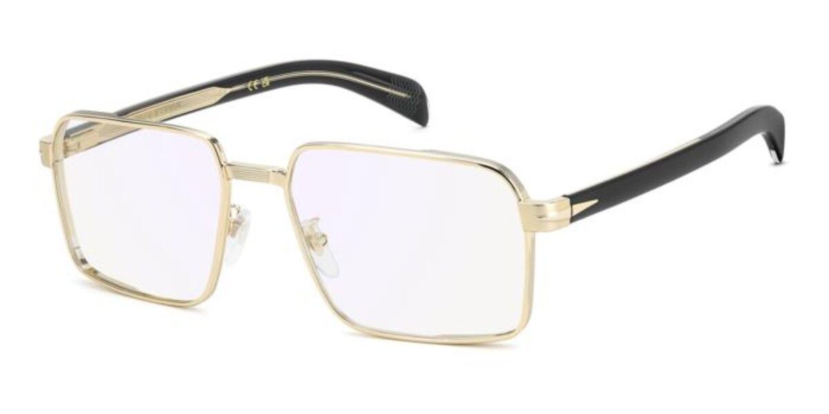 David Beckham DB 7166 RHL 57 Guldiga Glas&ouml;gon (Endast B&aring;ge) M&auml;n