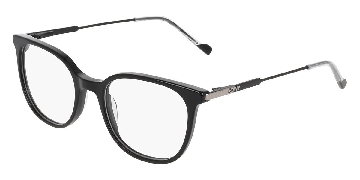 DKNY DK7017 001 50 Svarta Glas&ouml;gon (Endast B&aring;ge) Kvinna