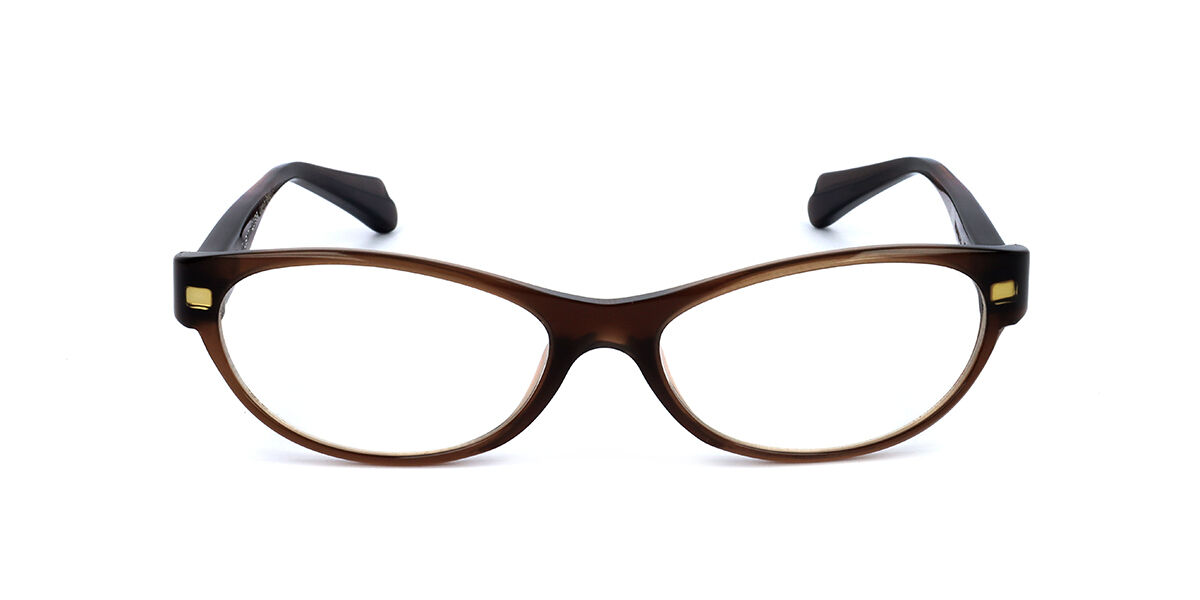 Alyson Magee AMO006 16 Eyeglasses in Shiny Dark Brown | SmartBuyGlasses USA