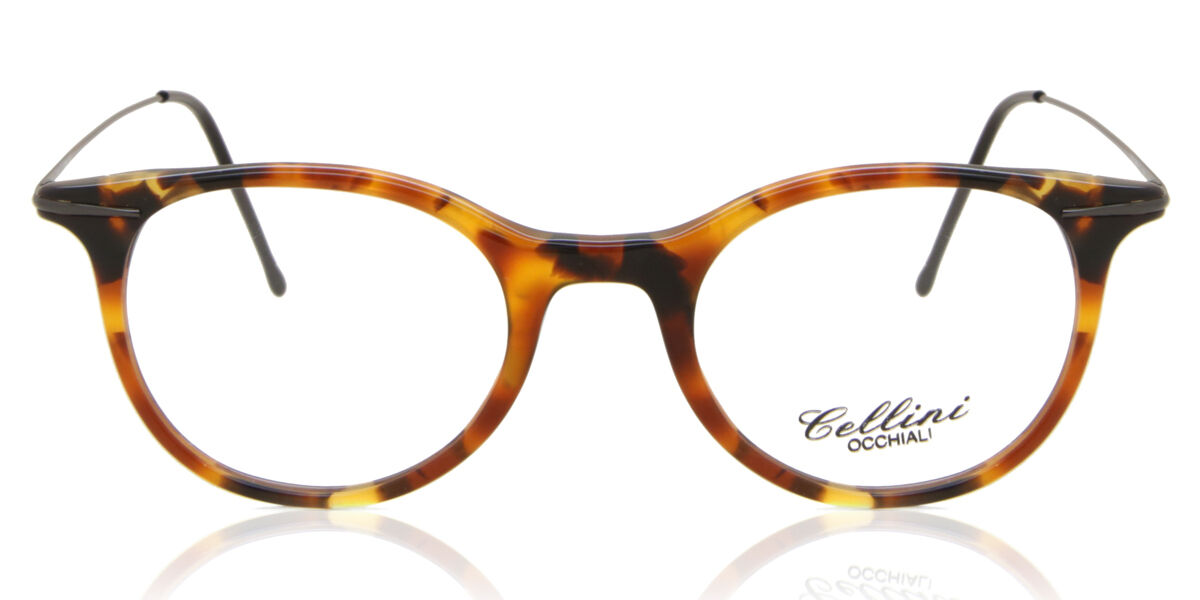 Cellini 1386 C Men's Eyeglasses Tortoiseshell Size 46 (Frame Only) - Blue Light Block Available